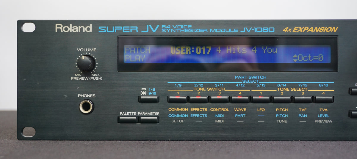 Roland JV-1080 Synthesiser Expandable Rack Mount MIDI Sound