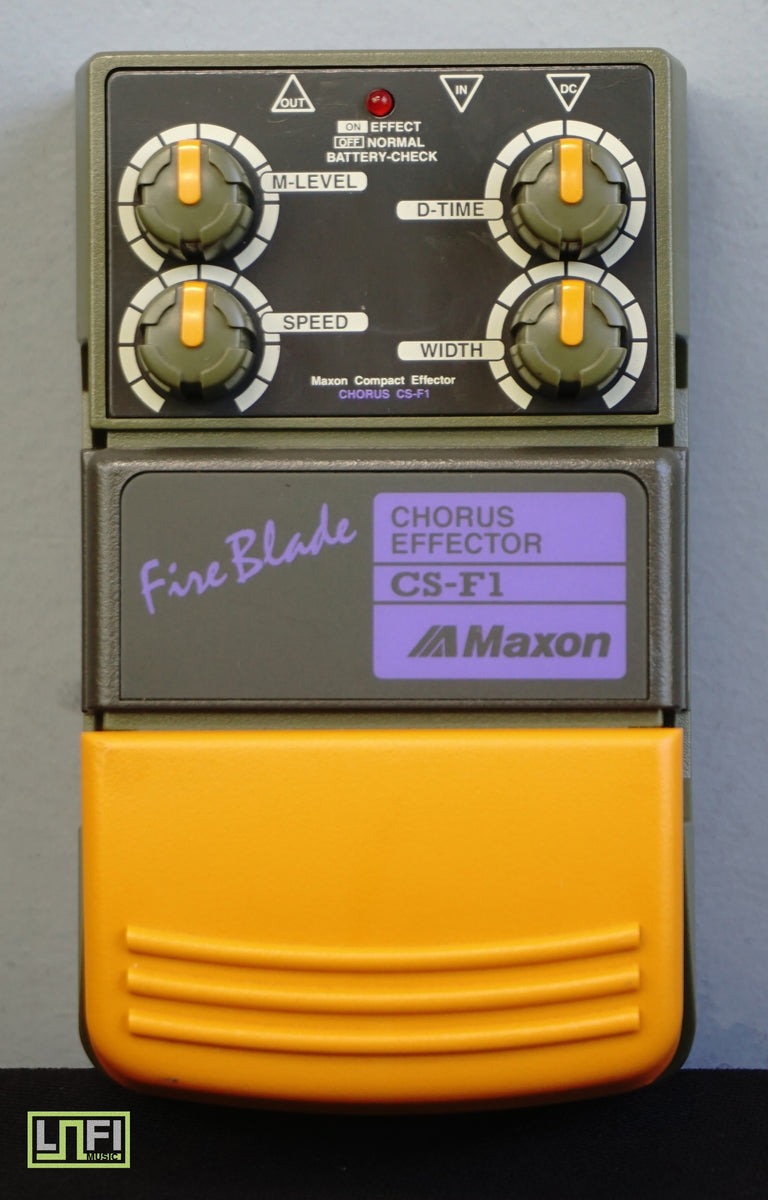 Maxon Fireblade CS-F1 Chorus Effector Electric Guitar Effect