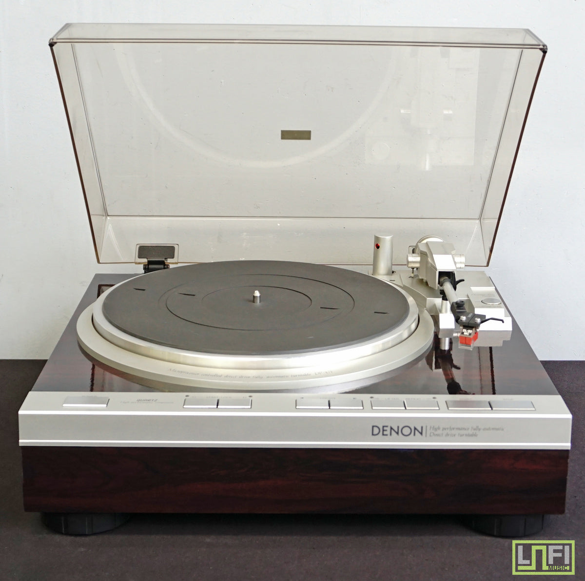 Denon DP-47F Vintage Fully Automatic Direct Drive Vinyl Turntable