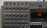 Tascam Portastudio 424 4 Track Cassette Tape Recorder Multitrack Mixer - Navy
