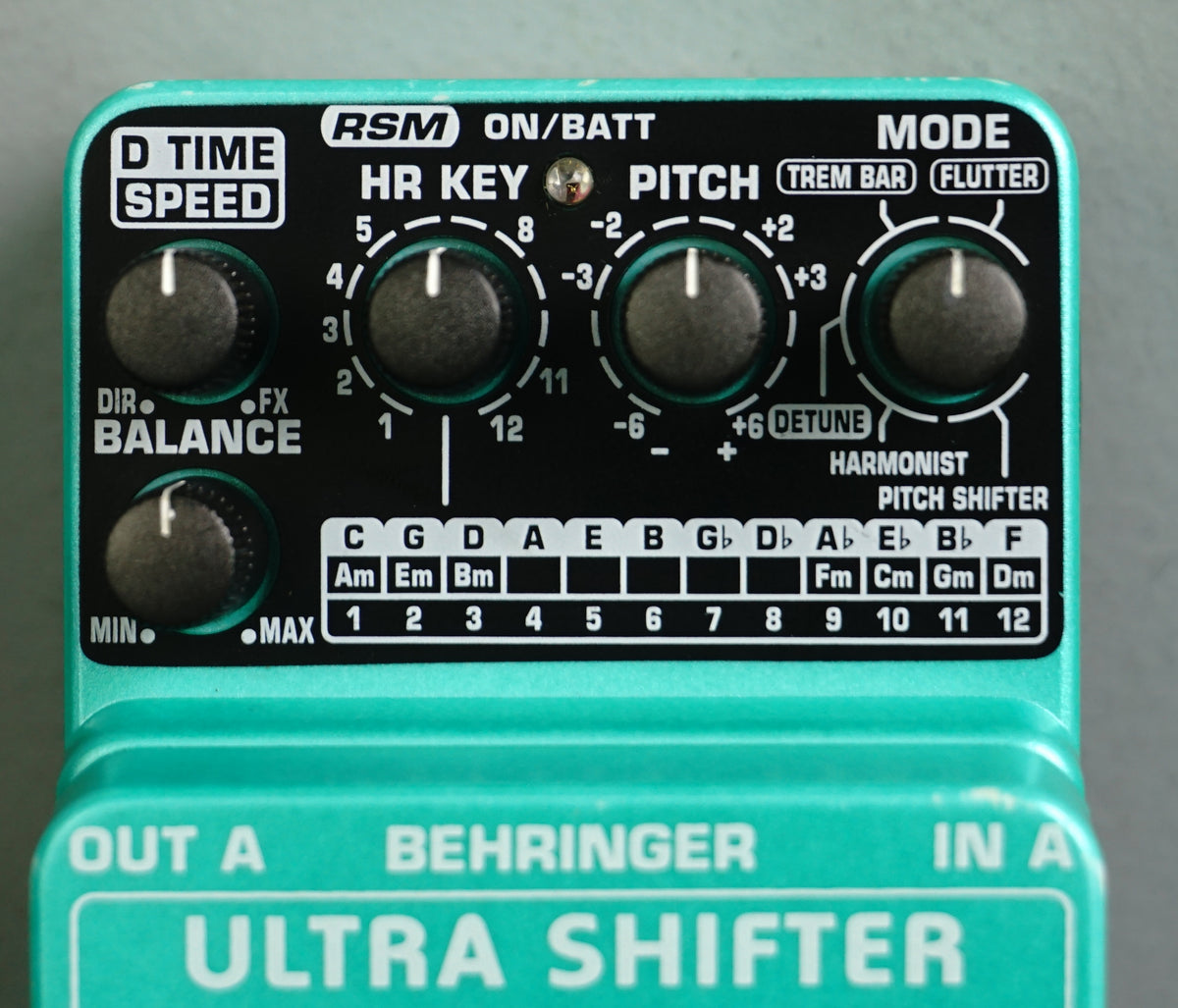 Behringer US600 Ultra Shifter / Harmonist Green Electric