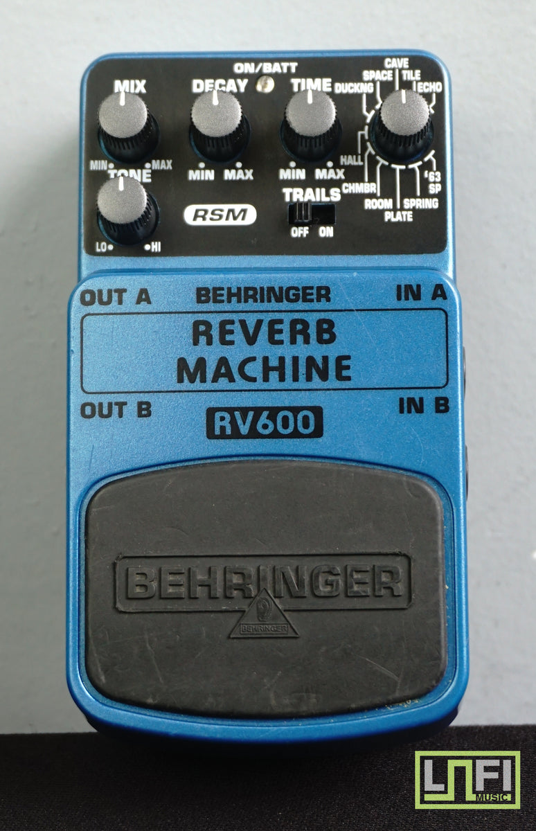 Behringer RV600 Reverb Machine Blue Electric Guitar Effects