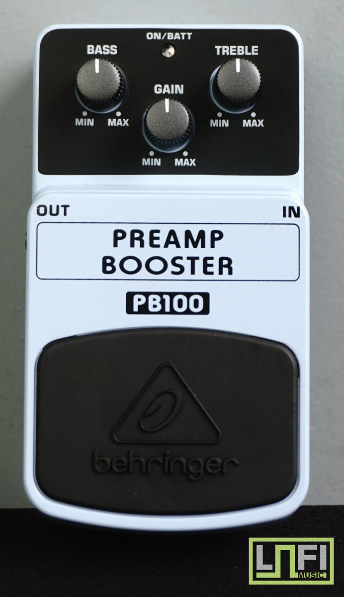 behringer preamp pedal Behringer PB100 Preamp Booster Light Blue Electric Guitar Effects Peda –  LOFI Music