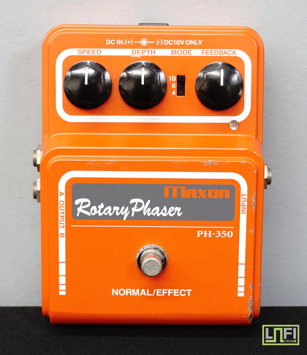 Maxon Rotary Phaser PH-350 80's Orange Electric Guitar Effects Pedal W –  LOFI Music