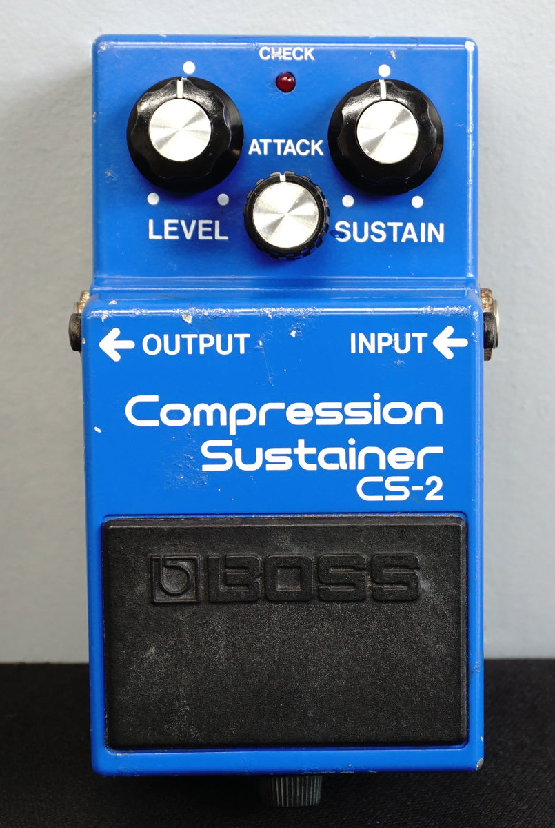 Boss CS-2 Vintage 80's Blue Compression Sustainer Guitar Effects Pedal –  LOFI Music