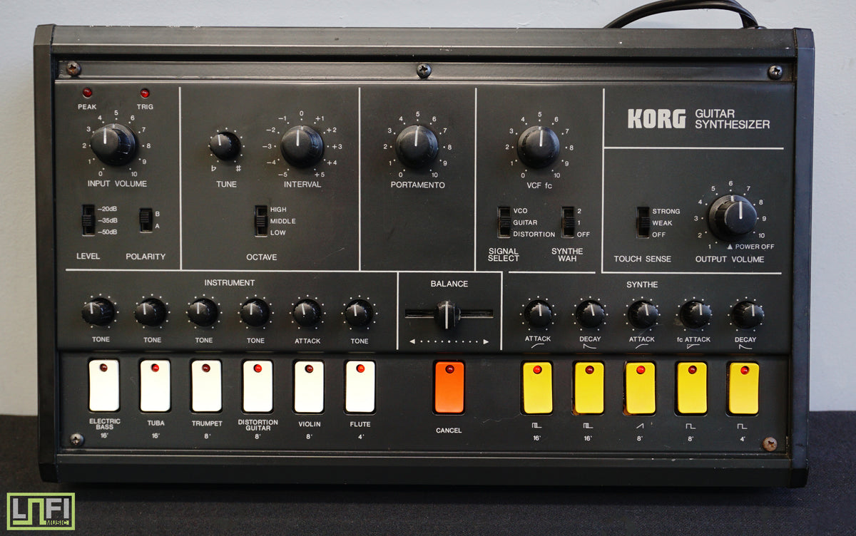 Korg X-911 Vintage Analogue 80's Guitar Synthesiser / Effects Unit - 1 –  LOFI Music