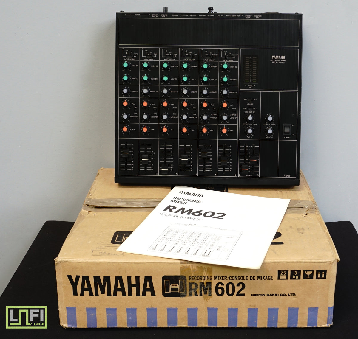 Yamaha Rm602 6 Channel Compact Vintage Recording Analogue Mixer 100