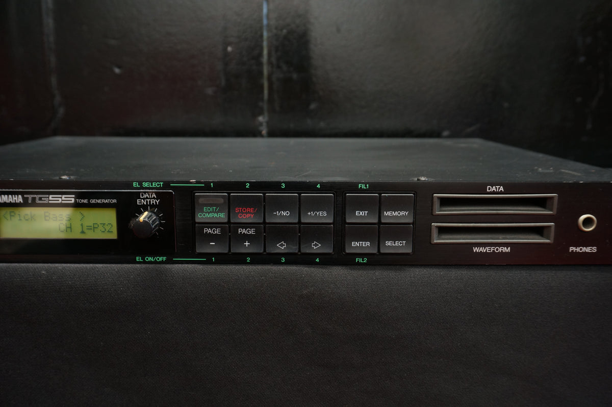 Yamaha TG55 Tone Generator Sample Based Synthesiser 1U Rack Mount