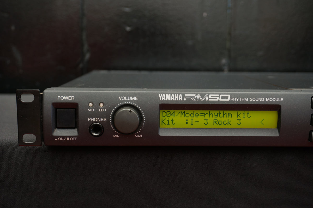 Yamaha RM50 Digital 90's Rhythm Programmer Programmable Drum Machine - 100V