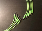 MONO 1/8" or 3.5mm Coloured or Glow Patch Cables for Eurorack