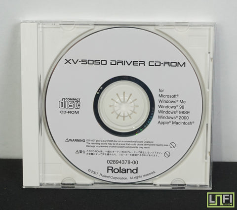 Roland XV-5050 Driver CD-ROM - 2001 - image 1