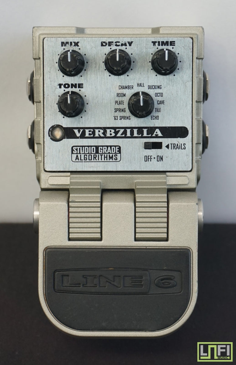 Line 6 Verbzilla Digital Reverb Electric Guitar Effects Pedal