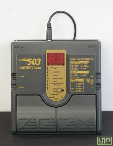 Zoom 503 Guitar & Bass Amp Simulator Multi Effects Pedal Made in Japan - image 1