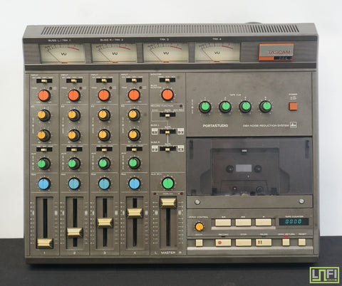 Teac Tascam Portastudio 244 80s 4 Track Multitrack Cassette Tape Recorder - 240V - image 1