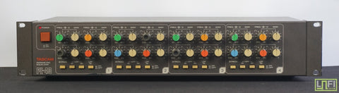 Tascam PE-40 Vintage Parametric Equaliser 4 Channel Rack Mount Analogue EQ 100V - image 1