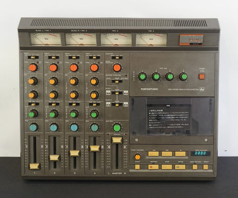 Teac Tascam Portastudio 244 80s 4 Track Multitrack Cassette Tape Recorder - 100V - image 1