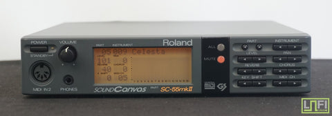 Roland SC-55mkII 1/2 U MIDI Sound Module - image 1