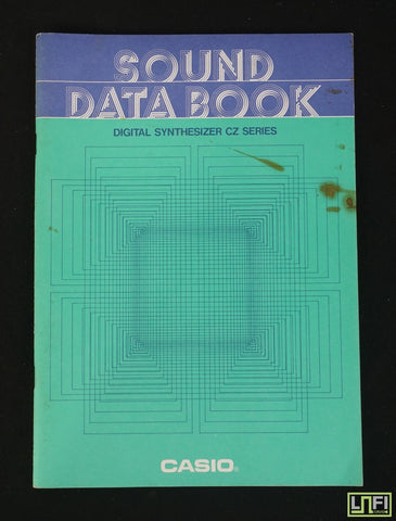 Casio Sound Data Book For Digital Synthesiser CZ Series - English - image 1