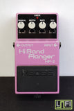 Boss HF-2 High Band Flanger Pastel Purple 80's Guitar Effects Pedal - MIJ - image 1