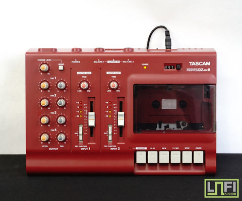 Tascam Porta 02 MKIIÂ RED 4 Track Analogue Cassette Recorder - Just Serviced - image 1