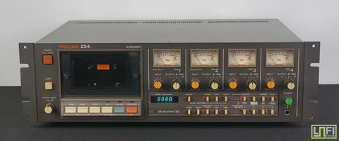 Tascam Syncaset 234 80's 4 Track Rack Multitrack Cassette Tape Recorder - 100V - image 1