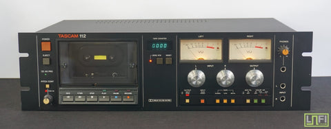 Tascam 112 80's - 00's Stereo Cassette Recorder 3U Rack - Pro Serviced! - 100V - image 1