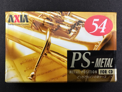 AXIA PS-Metal 54 Type IV Metal Position Blank Audio Cassette Tape - image 1