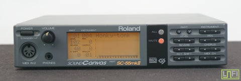 Roland SC-55mkII 1/2 U MIDI Sound Module - image 1