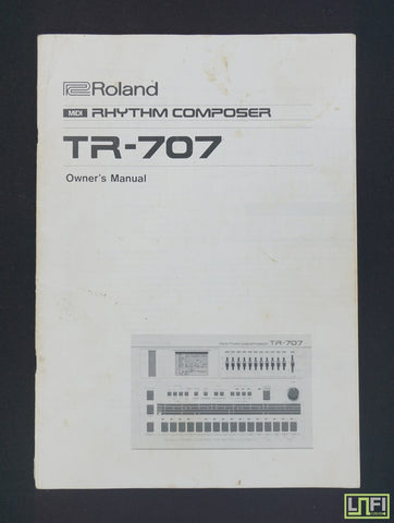 Roland TR-707 Rhythm Composer Original User Manual - image 1
