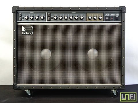 Roland JC-120 B Jazz Chorus Electric Guitar Amplifier W Spring Reverb MIJ 100V - image 1