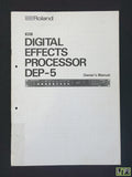 Roland DEP-5 Midi Digital Effects Processor Original Owner's Manual - image 1