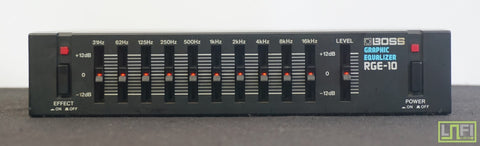 Boss RGE-10 Graphic Equaliser - 80's Vintage Half Micro Rack Signal Processor - image 1