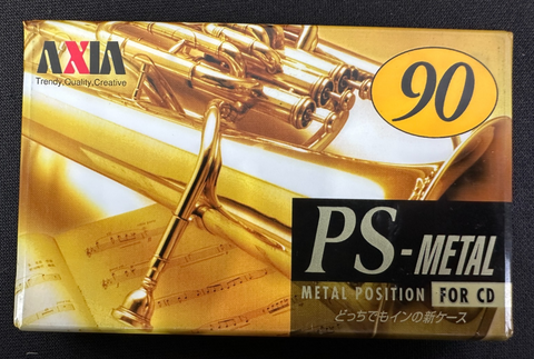 AXIA PS-Metal 90 Type IV Metal Position Blank Audio Cassette Tape - image 1