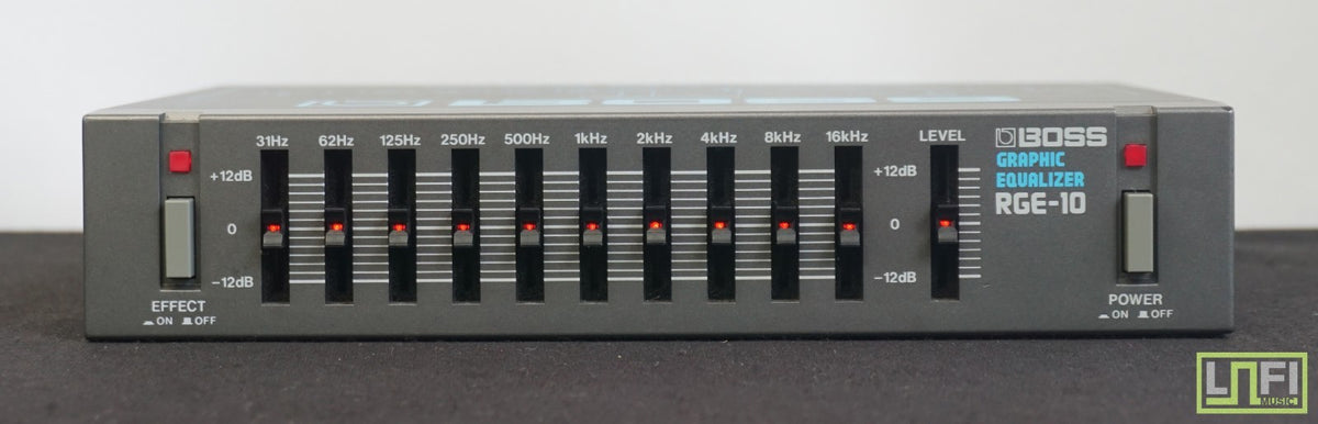 Boss RGE-10 Graphic Equaliser - 80's Vintage Half Micro Rack Signal Pr ...