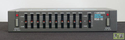 Boss RGE-10 Graphic Equaliser - 80's Vintage Half Micro Rack Signal Processor - image 1