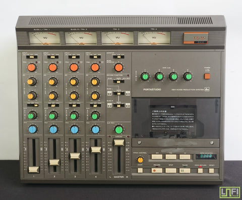 Teac Tascam Portastudio 244 80s 4 Track Multitrack Cassette Tape Recorder - 100V - image 1