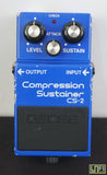 Boss CS-2 Vintage 80's Blue Compression Sustainer Guitar Effects Pedal - MIJ - image 1