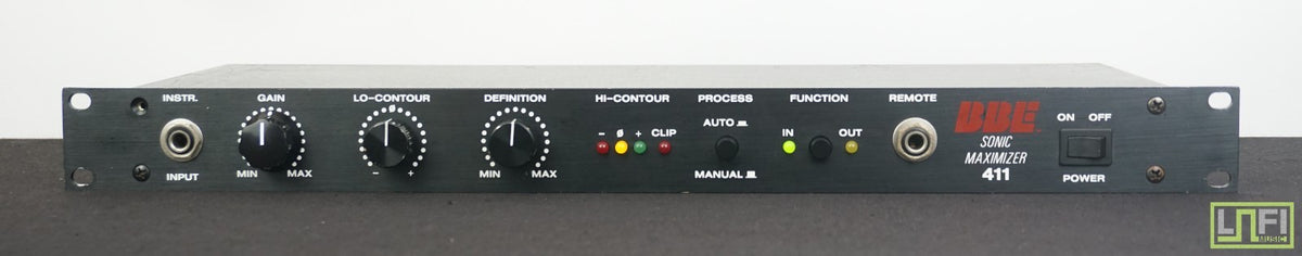 【動作品】 BBE SONIC MAXIMIZER 411 BBE 411 Sonic Maximizer 1U Rack Processor Audio Enhancement Unit