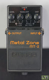 Boss MT-2 Metal Zone Black Distortion Electric Guitar Effects Pedal - 1998 - MIT - image 1