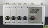 Boss Micro Mixer KM-04 - Vintage 80's Mini Portable Mixer - MIJ - image 1