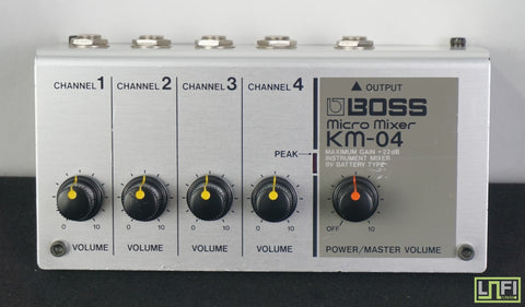 Boss Micro Mixer KM-04 - Vintage 80's Mini Portable Mixer - MIJ - image 1