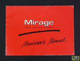 Ensoniq Mirage Digital Sampling Keyboard Original Musician's Manual - image 1