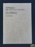 Roland D-550 MIDI Linear Synthesiser Original Owner's Manual W/ Extras - image 1