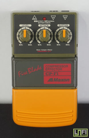 Maxon Fireblade CP-F1 Compressor Effector Electric Guitar Effect Pedal - MIJ - image 1