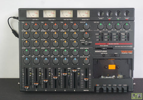 Tascam Porta Two Vintage 4 Track 6 Channel Cassette Tape Multitrack Recorder - image 1