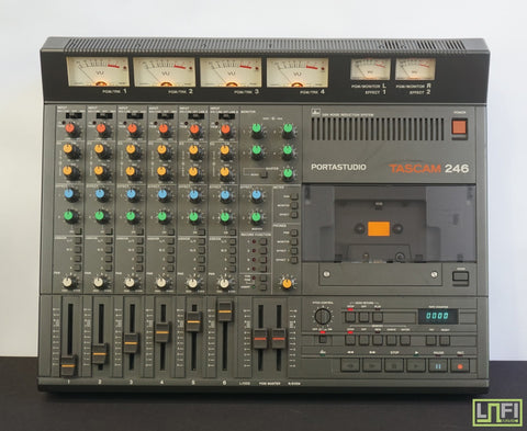 Tascam Portastudio 246 80's 4 Track Multitrack Cassette Recorder Serviced - 100V - image 1