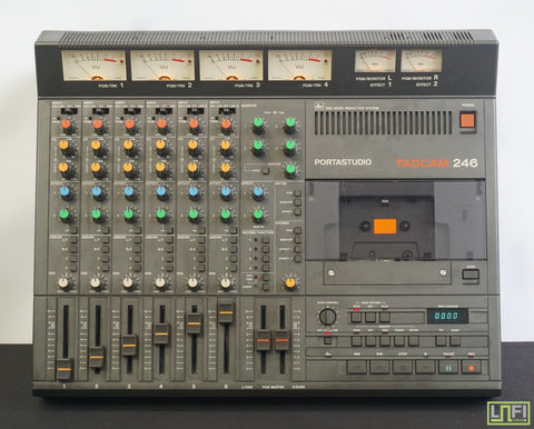 Tascam Portastudio 246 80's 4 Track Multitrack Cassette Tape Recorder - 100V - image 1