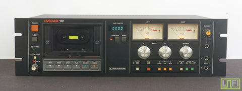 Tascam 112 80's - 00's Stereo Cassette Recorder 3U Rack - Pro Serviced! - 100V - image 1