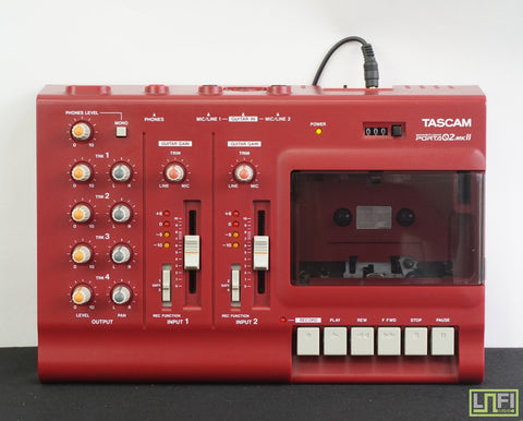 Tascam Porta 02 MKIIÂ RED 4 Track Analogue Cassette Recorder - Just Serviced - image 1
