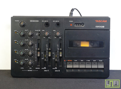 Tascam Porta 03 - 4 Track Analogue Cassette Recorder - Pro Serviced ! - image 1